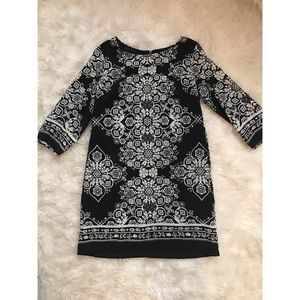 Old Navy Black & White Business Dress